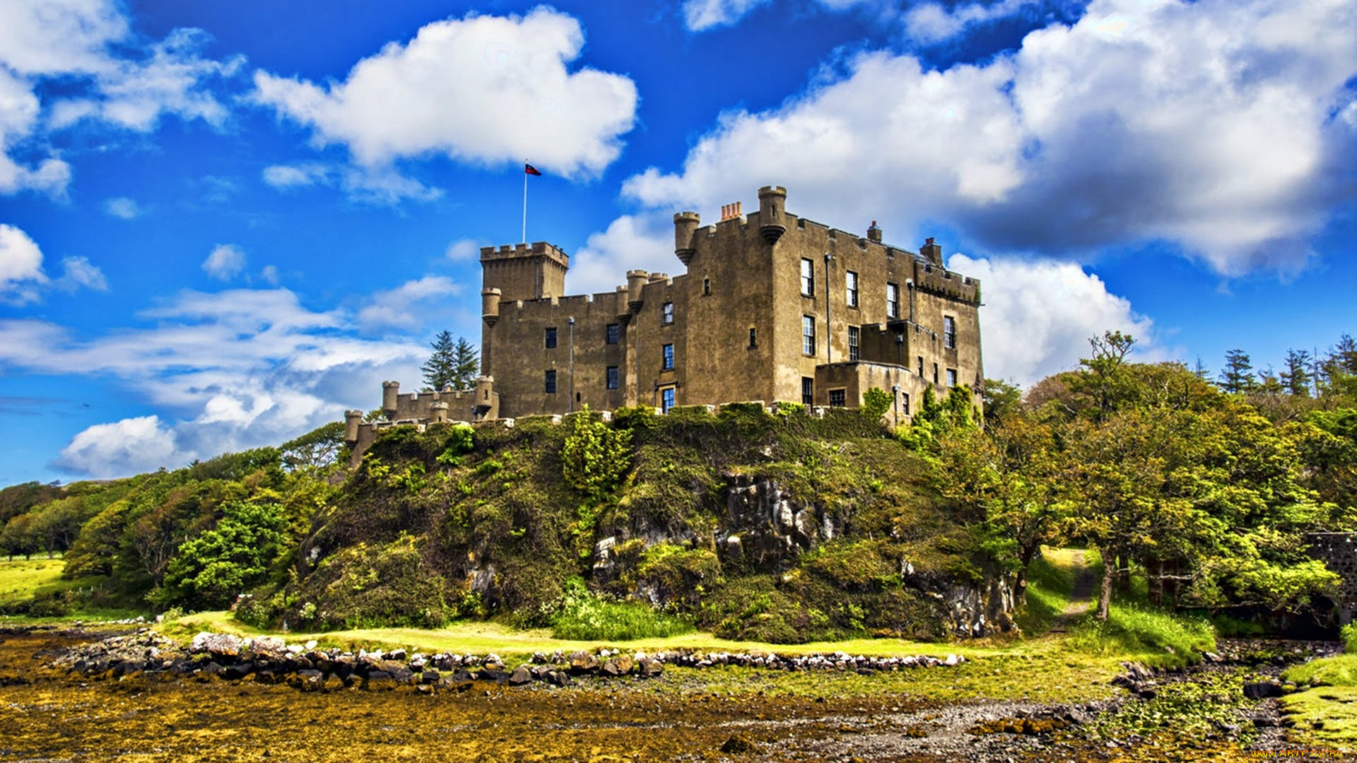 dunvegan castle, scotland, ,  , dunvegan, castle